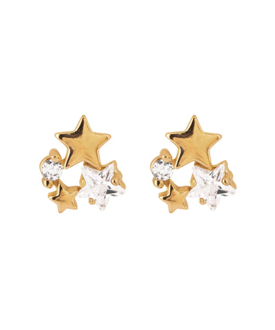 【ステンレス】スター×ビジューピアス