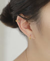 【ステンレス】ビジューナンコツピアス