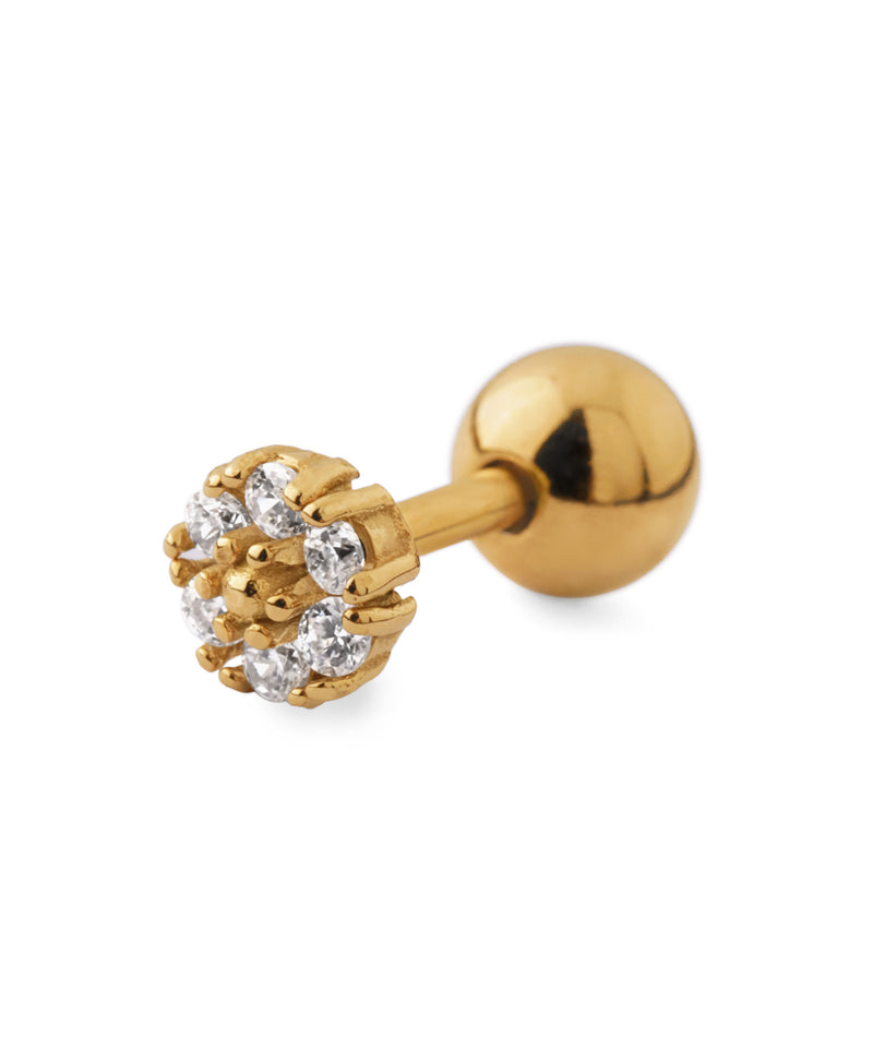 【ステンレス】ビジューナンコツピアス