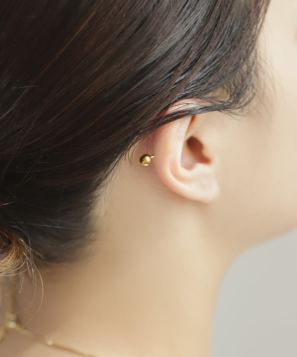 【ステンレス】ビジューナンコツピアス