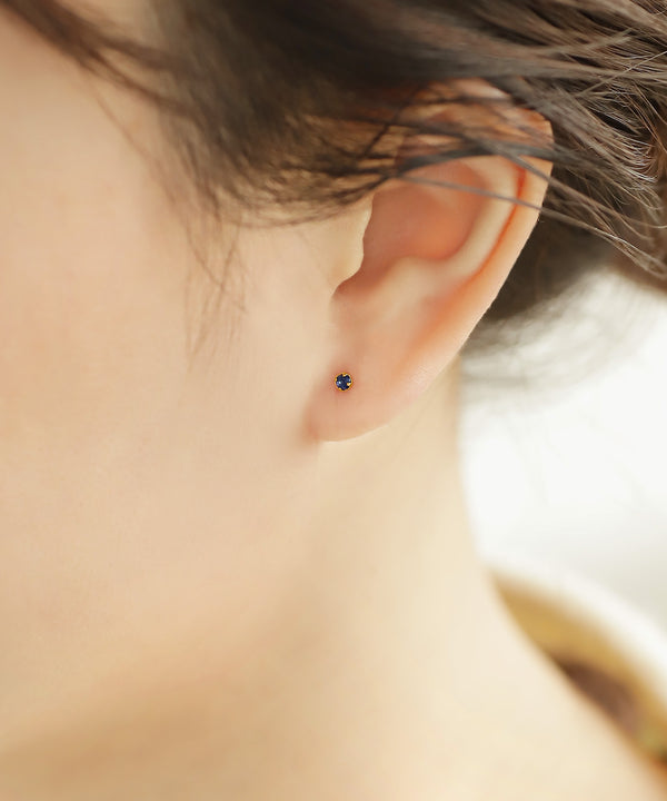 【ステンレス】誕生石ピアス