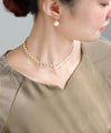 Pearl and chain necklace (set of 2)