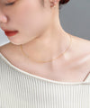 Pearl and chain necklace (set of 2)