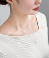 Pearl and chain necklace (set of 2)