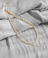 Pearl and chain necklace (set of 2)