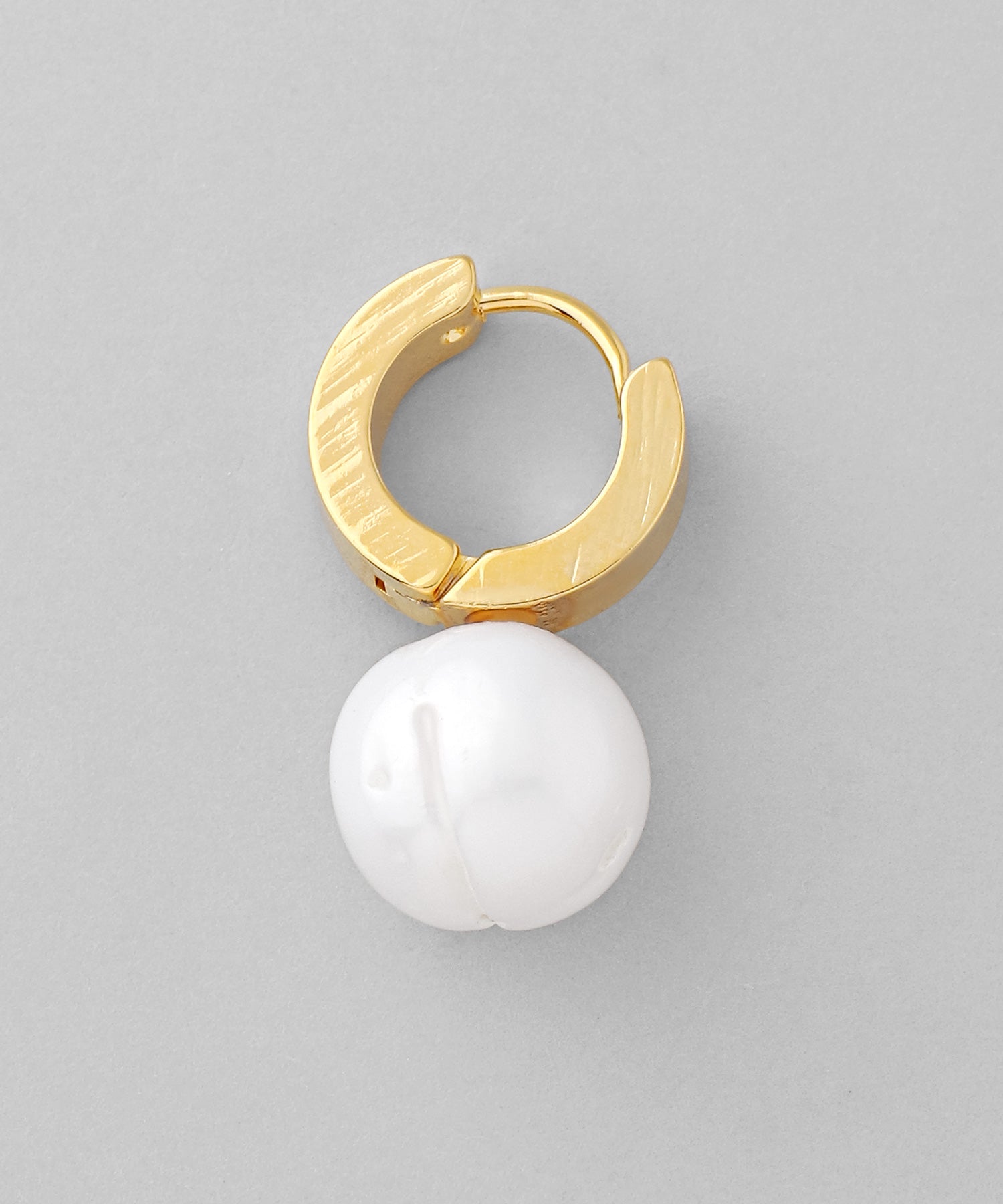 ANEMONE】【ステンレス】パールポイントフープピアス｜アネモネ