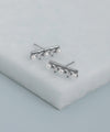 [Stainless Steel] Pearl and Bijou Earrings
