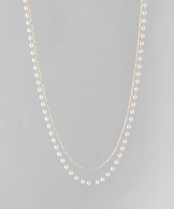 ANEMONE】ミニパール×ボールチェーンネックレス｜SANPO ONLINE