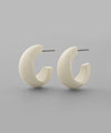 Wood Hoop Earrings [Ownideal]