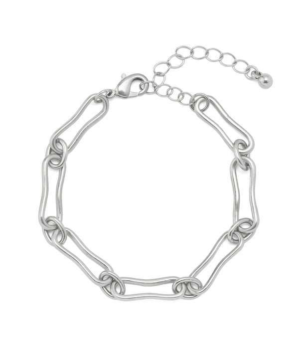 ユニークメタルのチェーンブレスレット