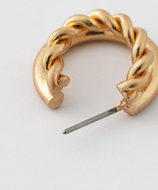Double Line Hoop Earrings [Ownideal]