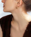 Double Line Hoop Earrings [Ownideal]