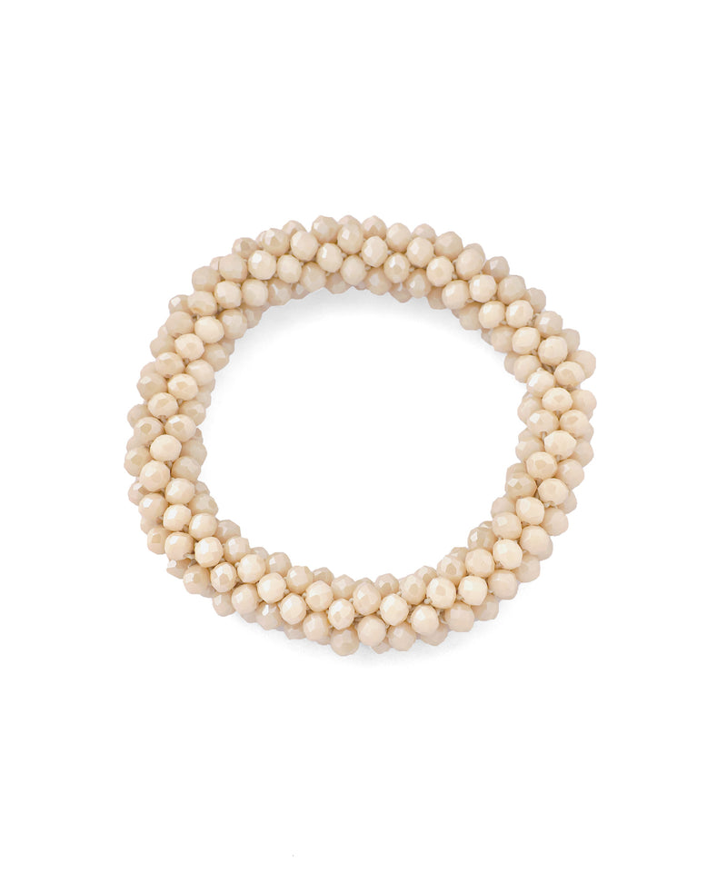 Cut Glass Bead Scrunchie
