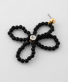 ビジュー×フラワーピアス[Ownideal]