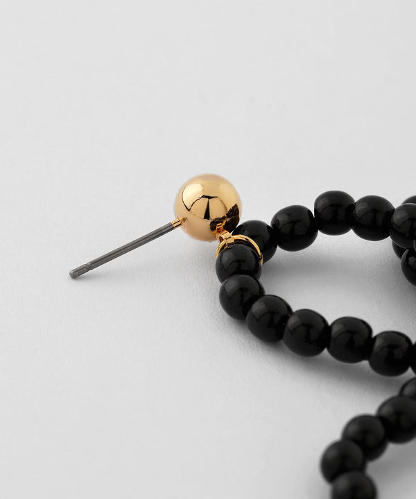 ビジュー×フラワーピアス[Ownideal]