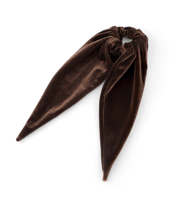 Velour Bow Scrunchie