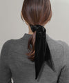 Velour Bow Scrunchie