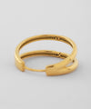 Double Line Hoop Earrings [Stainless Steel] [Ownideal]