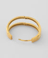 Double Line Hoop Earrings [Stainless Steel] [Ownideal]