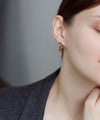 Double Line Hoop Earrings [Stainless Steel] [Ownideal]