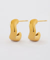 Nuance Hoop Earrings [Stainless Steel] [Ownideal]