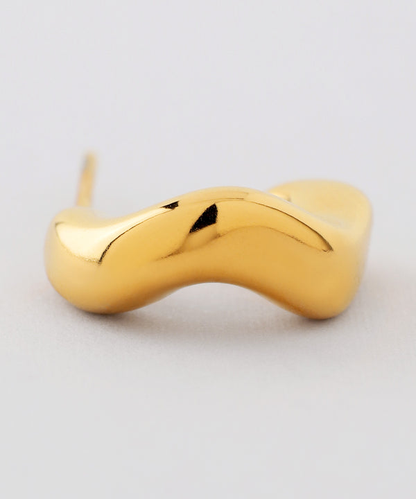 Nuance Hoop Earrings [Stainless Steel] [Ownideal]