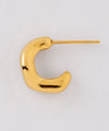 Nuance Hoop Earrings [Stainless Steel] [Ownideal]