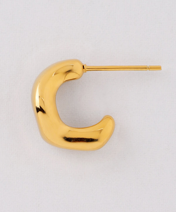 Nuance Hoop Earrings [Stainless Steel] [Ownideal]