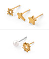 【ステンレス】モチーフピアス[5個セット]