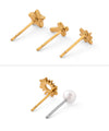 【ステンレス】モチーフピアス[5個セット]