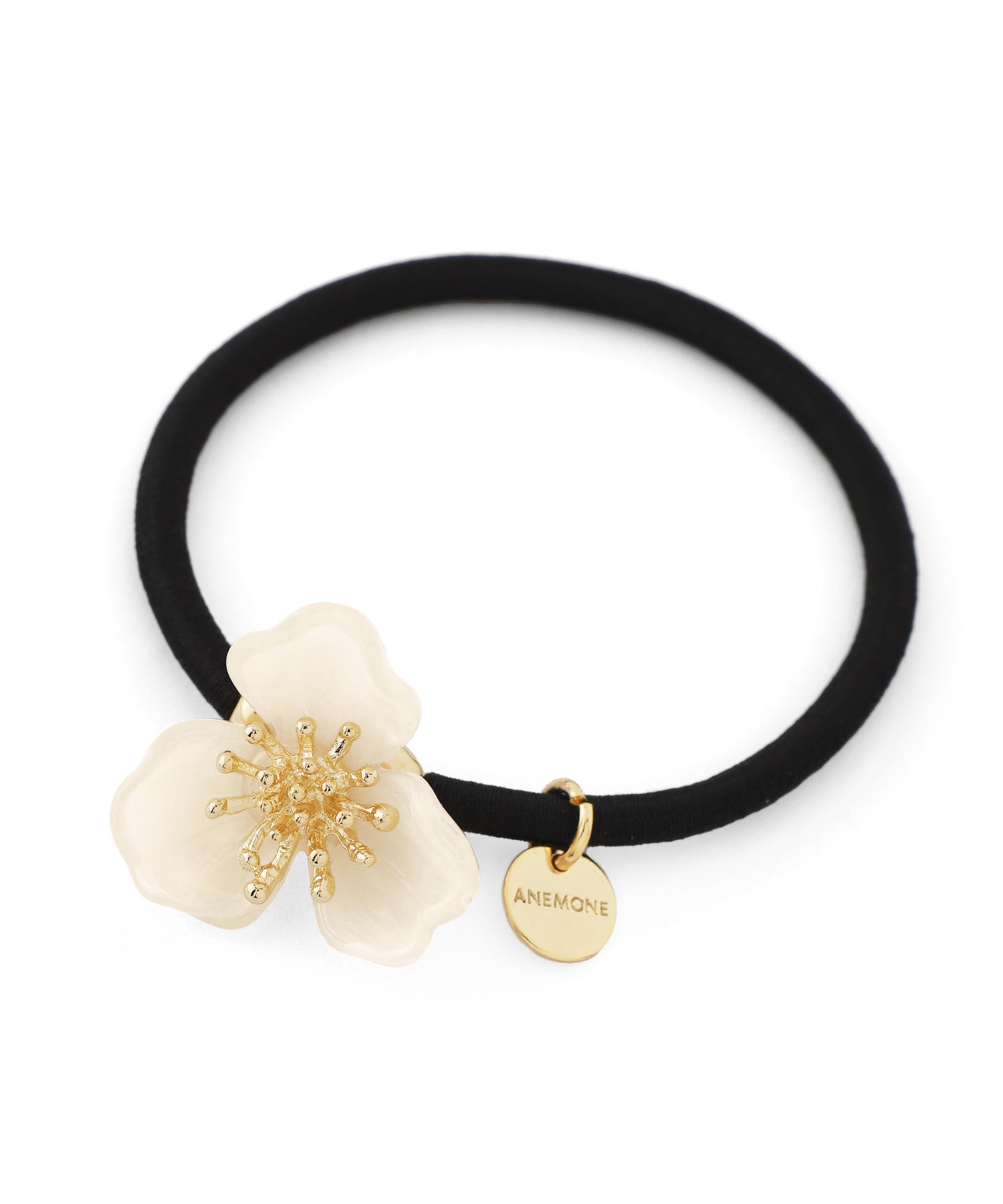 ANEMONE】マーブルフラワーヘアゴム｜アネモネ・シエナロゼ・ミミサン