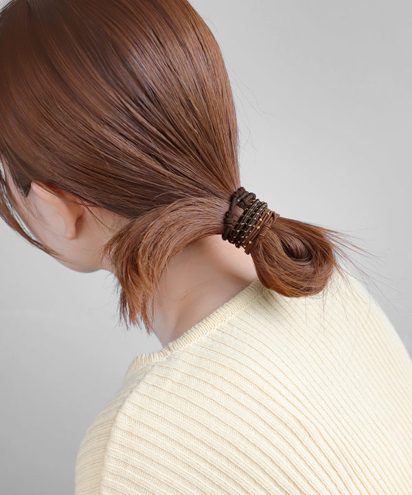 メタルポイントヘアゴム[3本セット]