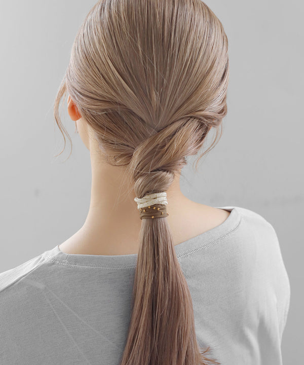 メタルポイントヘアゴム[3本セット]