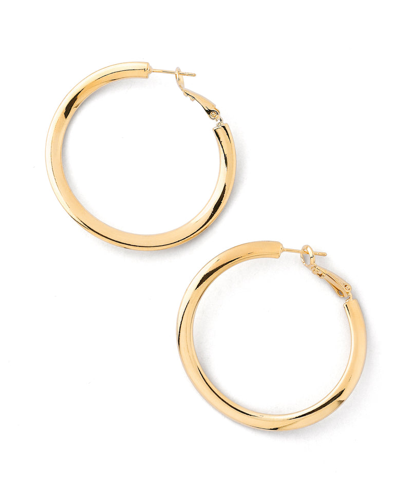 Metal Wave Hoop Earrings