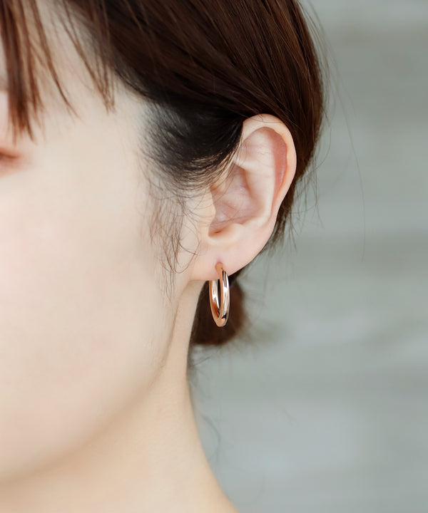 【ステンレス】フープピアス[直径22mm]