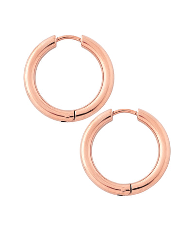 【ステンレス】フープピアス[直径22mm]