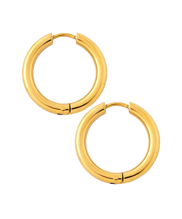 【ステンレス】フープピアス[直径22mm]