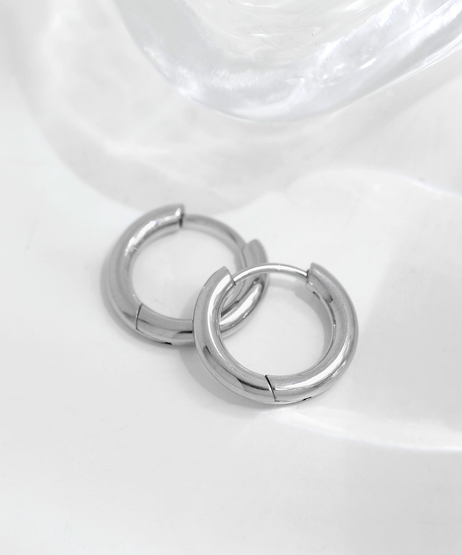 ANEMONE】【ステンレス】フープピアス｜アネモネ・シエナロゼ