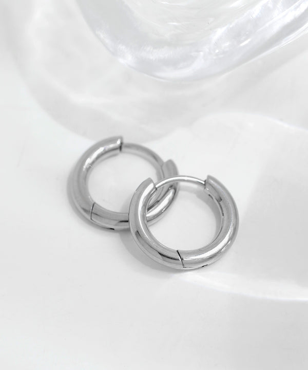 【ステンレス】フープピアス[直径15mm]