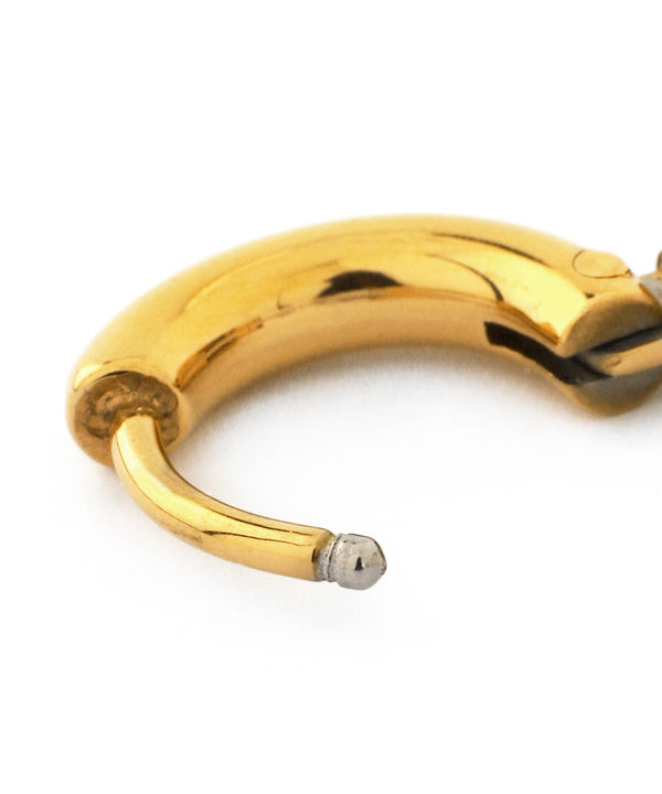 【ステンレス】フープピアス[直径11mm]