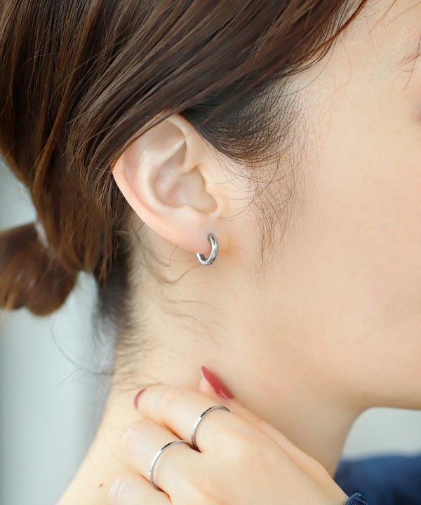 【ステンレス】フープピアス[直径11mm]