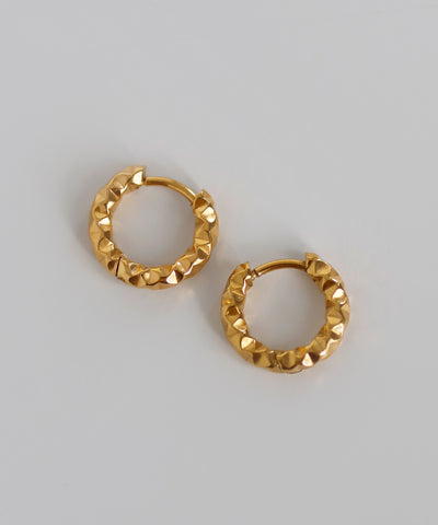 バンピーフープピアス[ステンレス][Basic]