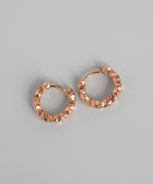 バンピーフープピアス[ステンレス][Basic]