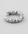 Bumpy Hoop Earrings [Stainless Steel] [Basic]