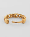 Chain motif hoop earrings [Stainless steel] [Basic]