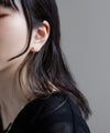 ビジューフープピアス[ステンレス][Basic]