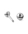 [Stainless Steel] Bijou Round Earrings