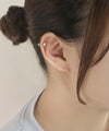 [Stainless Steel] Bijou Round Earrings