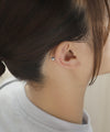 [Stainless Steel] Bijou Round Earrings