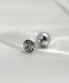 [Stainless Steel] Bijou Round Earrings
